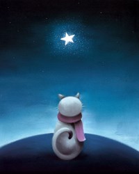 Moonlighting I by Doug Hyde - Canvas on Board sized 10x12 inches. Available from Whitewall Galleries